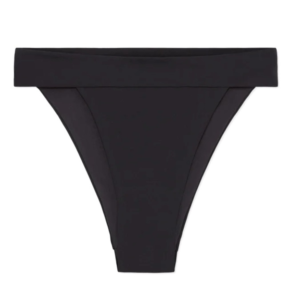 NWT Revolve Anthropologie WEWOREWHAT BLACK CHEEKY HIGH LEG BIKINI SWIM BOTTOM - Picture 5 of 10
